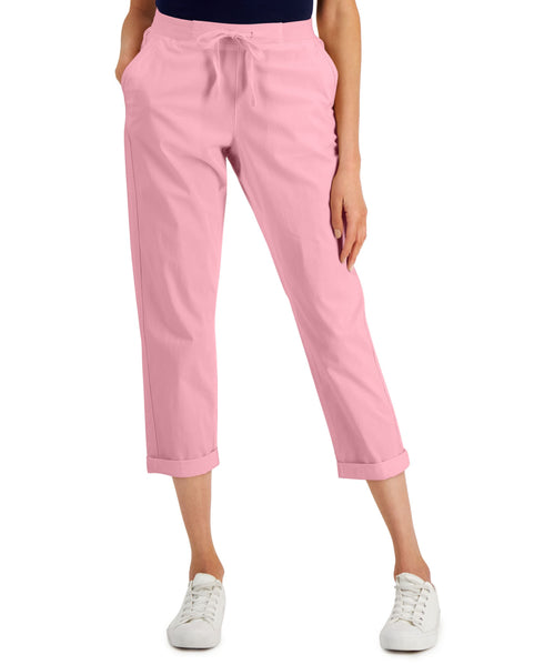 Style & Co Pull On Cuffed Utility Pants